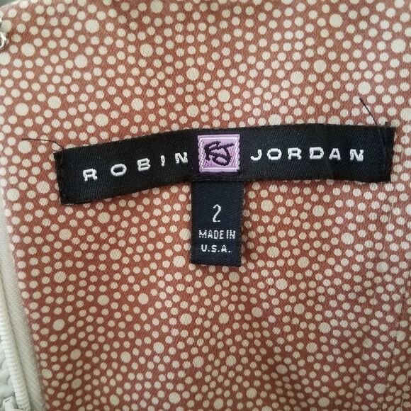 Robin Jordan Strapless Dress sz 2 - Picture 7 of 8